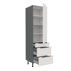 Potravinová skříň se šuplíky, šíře 60 cm