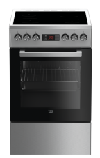 Sporák se sklokeramickou deskou BEKO FSM57300GX