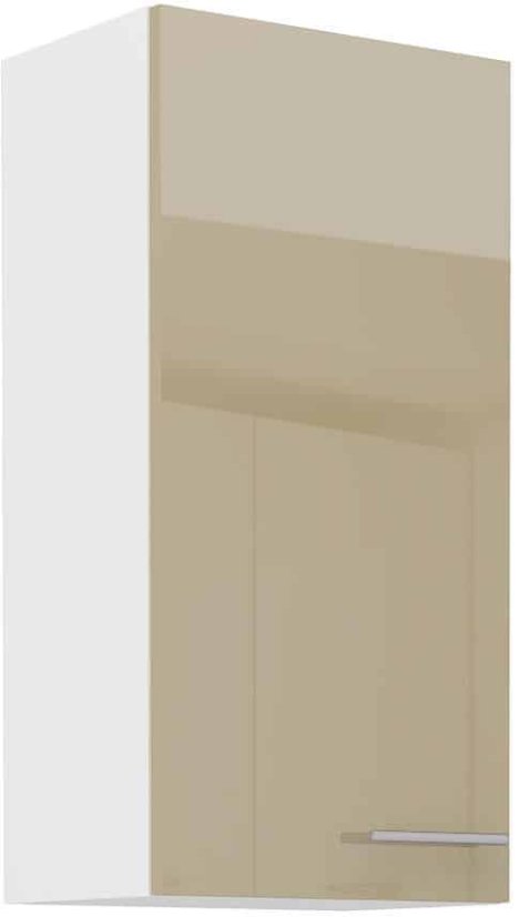 Vysoká 90 cm horní skříň, široká 45 cm - Barva: Cappuccino lesk