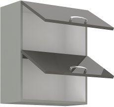 Dvou - výklopná skříň, šíře 60 cm