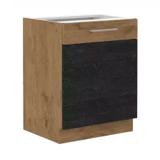 Jednokřídlá skříň, šíře 60 cm