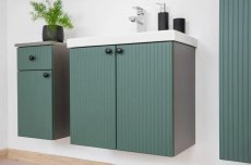 Koupelnová skříňka umyvadlová zelená ATIS