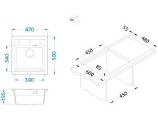 Granitový dřez Alveus ATROX 20
