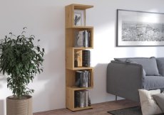 Úzká knihovna, výška 184cm