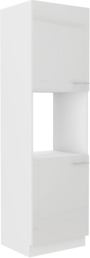 Skříň na vestavěnou troubu ve výšce - Barva: Bílý lesk