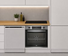 Akční set vestavných spotřebičů BEKO nerezové provedení (trouba, varná deska, myčka nádobí)