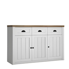 Komoda JULIANA (3 dvířka, 3 zásuvky)