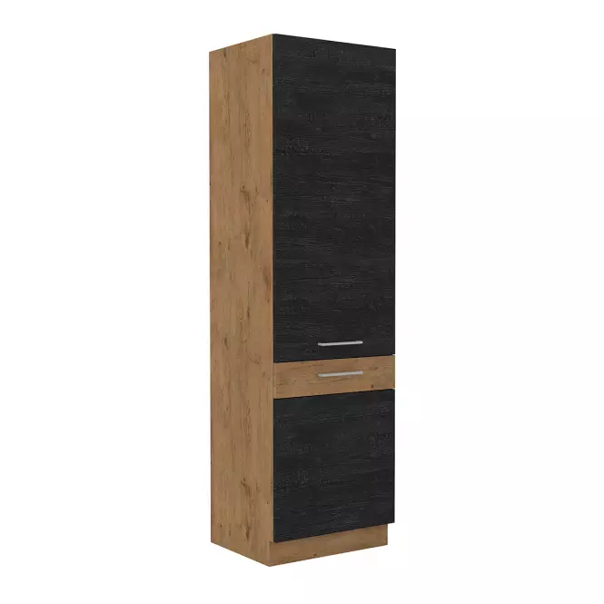 Potravinová skříň, šíře 60 cm - Barva: Tmavé dřevo