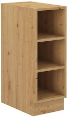 Otevřené police, šíře 30 cm