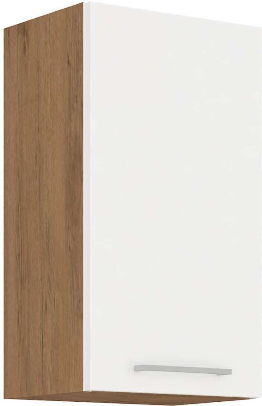 Skříň, šíře 45 cm - Barva: Bílý lesk