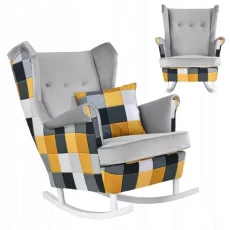 Houpací křeslo Print duo