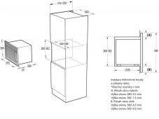 Mikrovlnná trouba vestavná MORA VMT 445 X