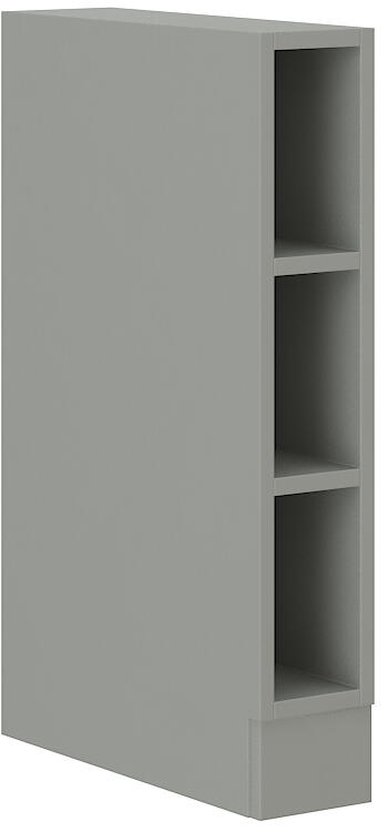 Otevřené police, šíře 15 cm