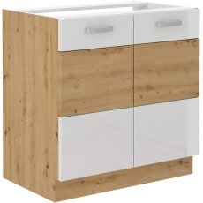 Dřezová skříň, šíře 80 cm