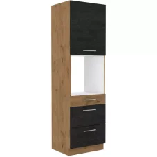 Skříň na vestavěnou troubu ve výšce se šuplíky