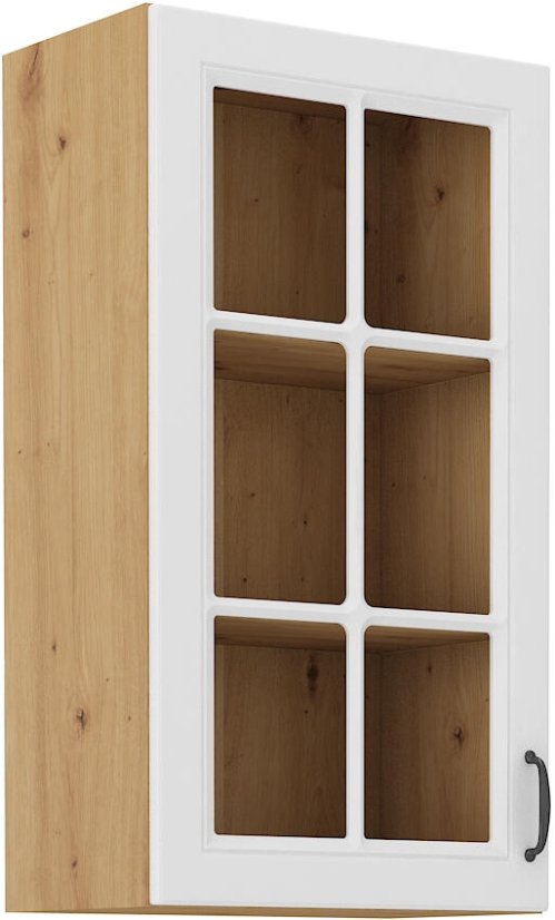 Prosklená skříň, šíře 40 cm, výška 90 cm