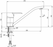 Baterie Deante CORIO BFC 060 M chrom