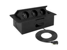 Výklopná zásuvka BOX 3 x 230V s 3m kabelem