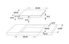 Sklokeramická varná deska MORA VDSS 654 FFW