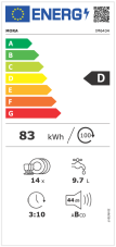 Vestavná myčka nádobí 60cm MORA IM 6434