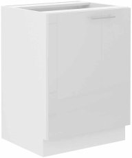 Spodní jednokřídlá skříňka, široká 60 cm