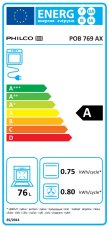 Vestavná multifunkční trouba PHILCO POB 769 AX