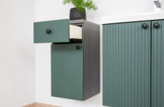 Koupelnová skříňka úložná zelená ATIS