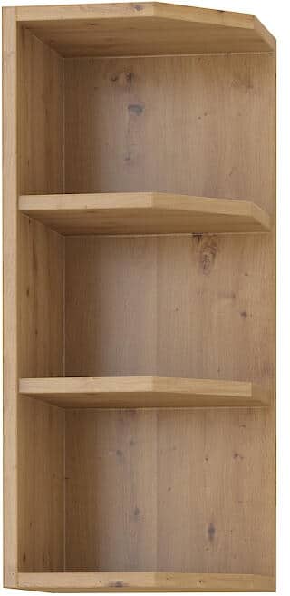 Koncové otevřené police, šíře 30 cm