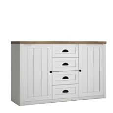 Komoda JULIANA (2 dvířka, 4 zásuvky)