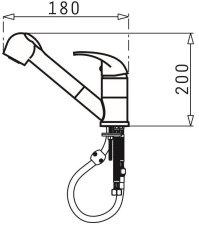 Baterie Pyramis FIDO chrom