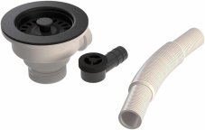 3,5 výpust s přepadem ČERNÁ