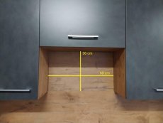 Dekorační panel pod digestořovou skříň, šíře 60 cm