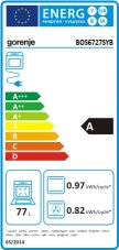 Vestavná multifunkční trouba GORENJE BOS6727SYB