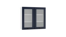 Vysoká dvoukřídlá skříň, šíře 80 cm