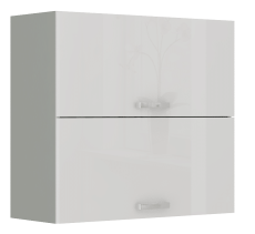 Dvou-výklopná skříň, šíře 80 cm