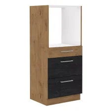 Polovysoká skříňka na troubu se šuplíky, šíře 60 cm