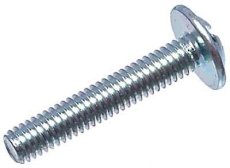 Šroub k věšáku M4x22 půlkulatá hlava s límcem