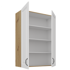 Dvoukřídlá skříň, šíře 80 cm, výška 108 cm