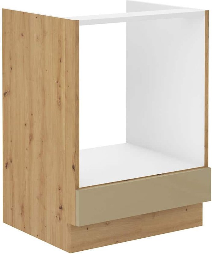 Skříňka na vestavnou troubu - Barva: Cappuccino lesk