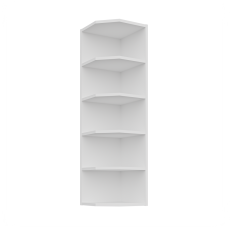 Koncové otevřené police, šíře 30 cm, výška 108 cm