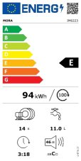 Vestavná myčka nádobí 60cm MORA IM 6223