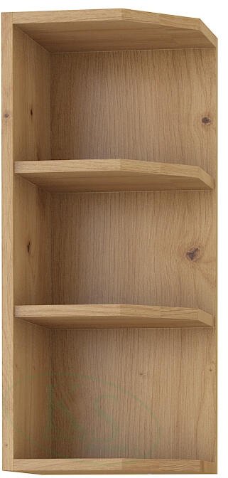Koncové police, šíře 30 cm - Barva: Artisan