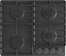 Plynová varná deska GORENJE ČERNÝ SMALT / NEREZ