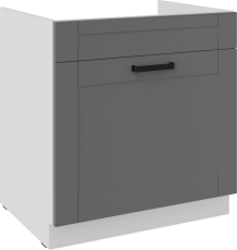 Dřezová skříňka s výsuvem na tříděný odpad, šířka 80 cm