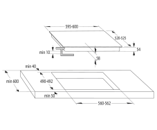 Indukční varná deska MORA VDIT 65D FF / VDIT 65D X