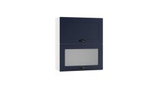 Dvou-výklopná skříň, šíře 60 cm - prosklená