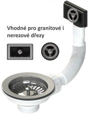 3,5 výpust s univerzálním přepadem