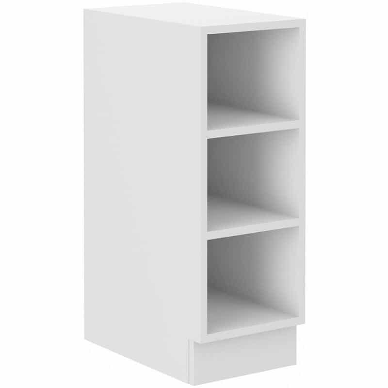 Otevřené police, šíře 30 cm - Barva: Bílá