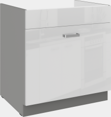 Dřezová skříňka s výsuvem na tříděný odpad, šířka 80 cm