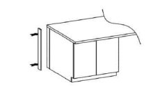 Záslepka ke spodní skříňce